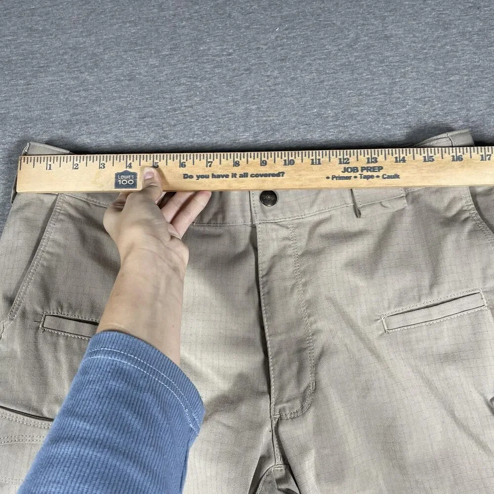 5.11 Tactical Cargo Pants Mens 33x28 Beige Polyester Cotton Canvas Workwear